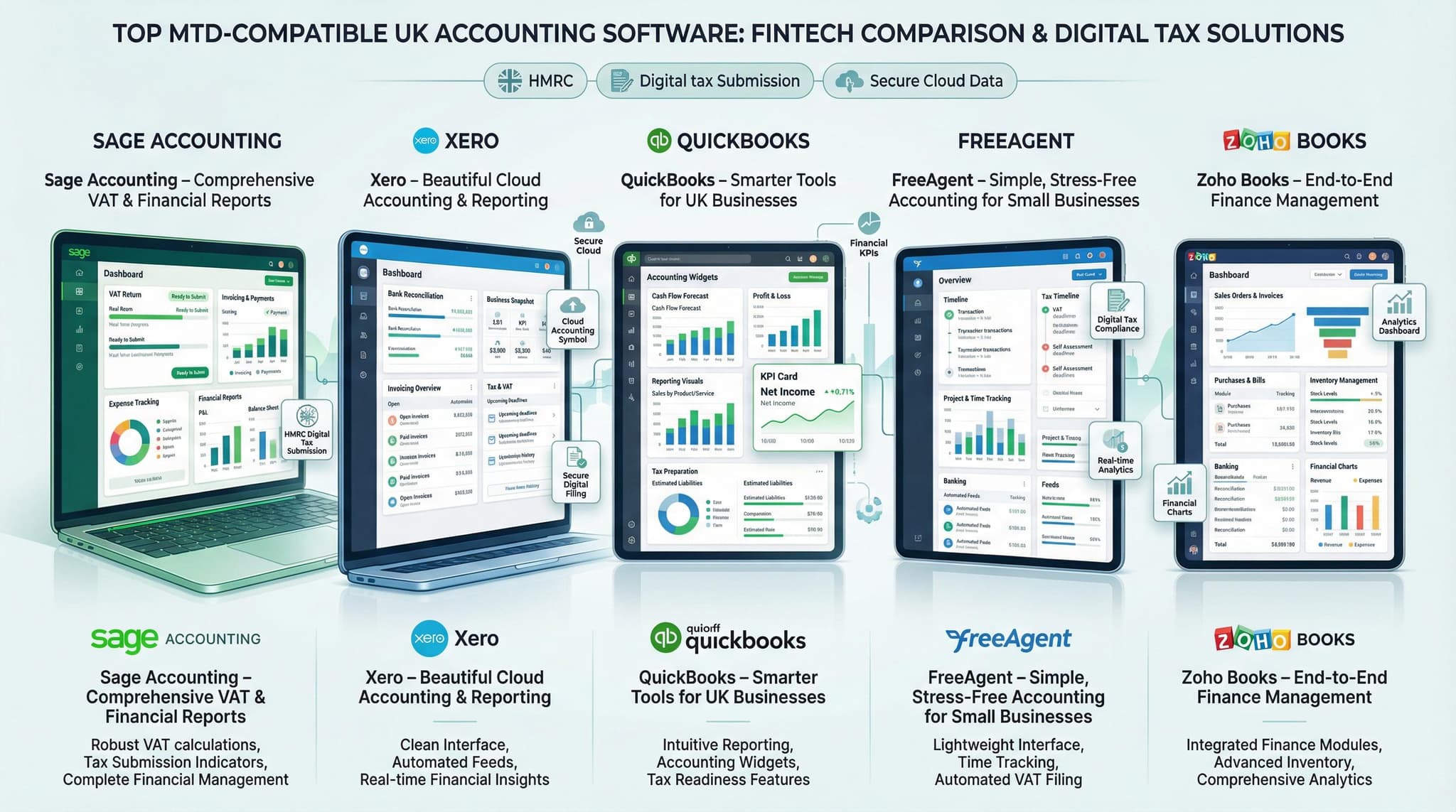 Best MTD-Compatible Software UK: Top 5 Picks Including Sage